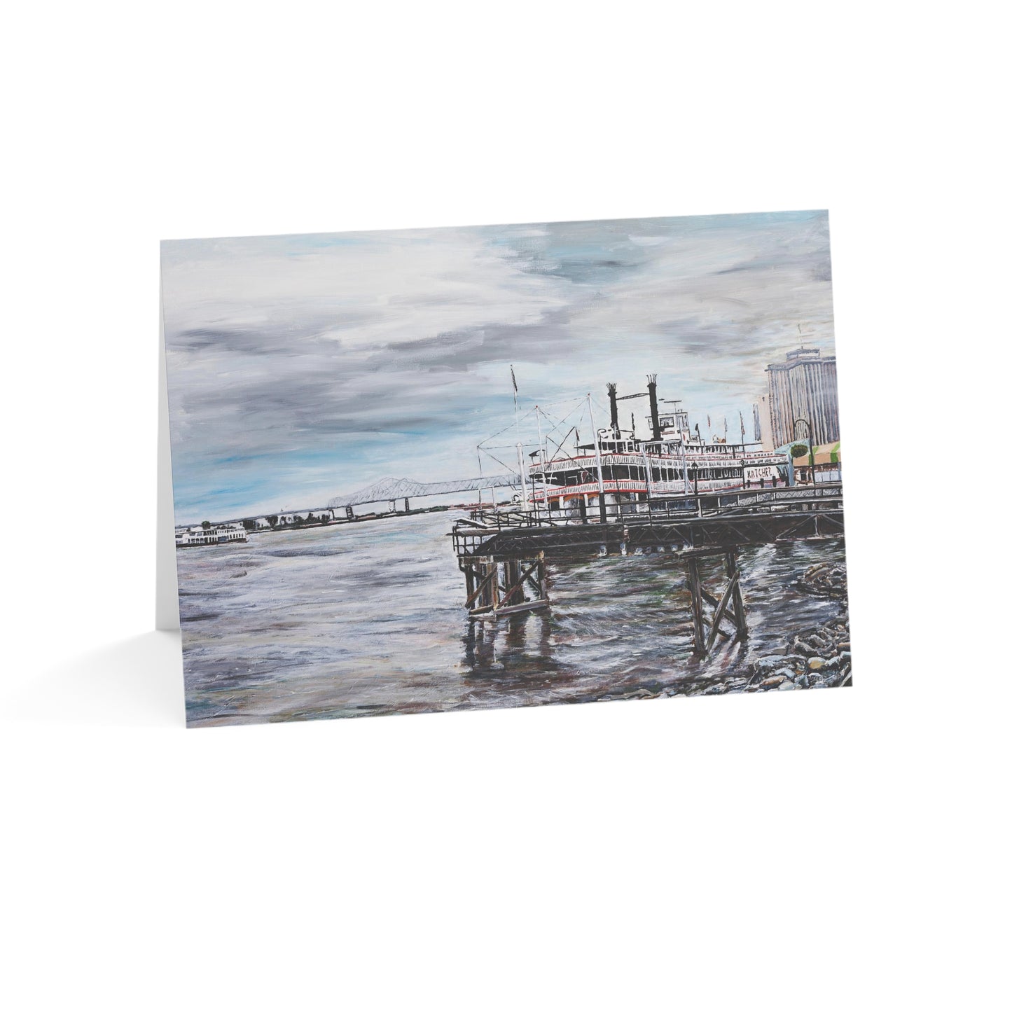 New Orleans Natchez - Greeting Cards