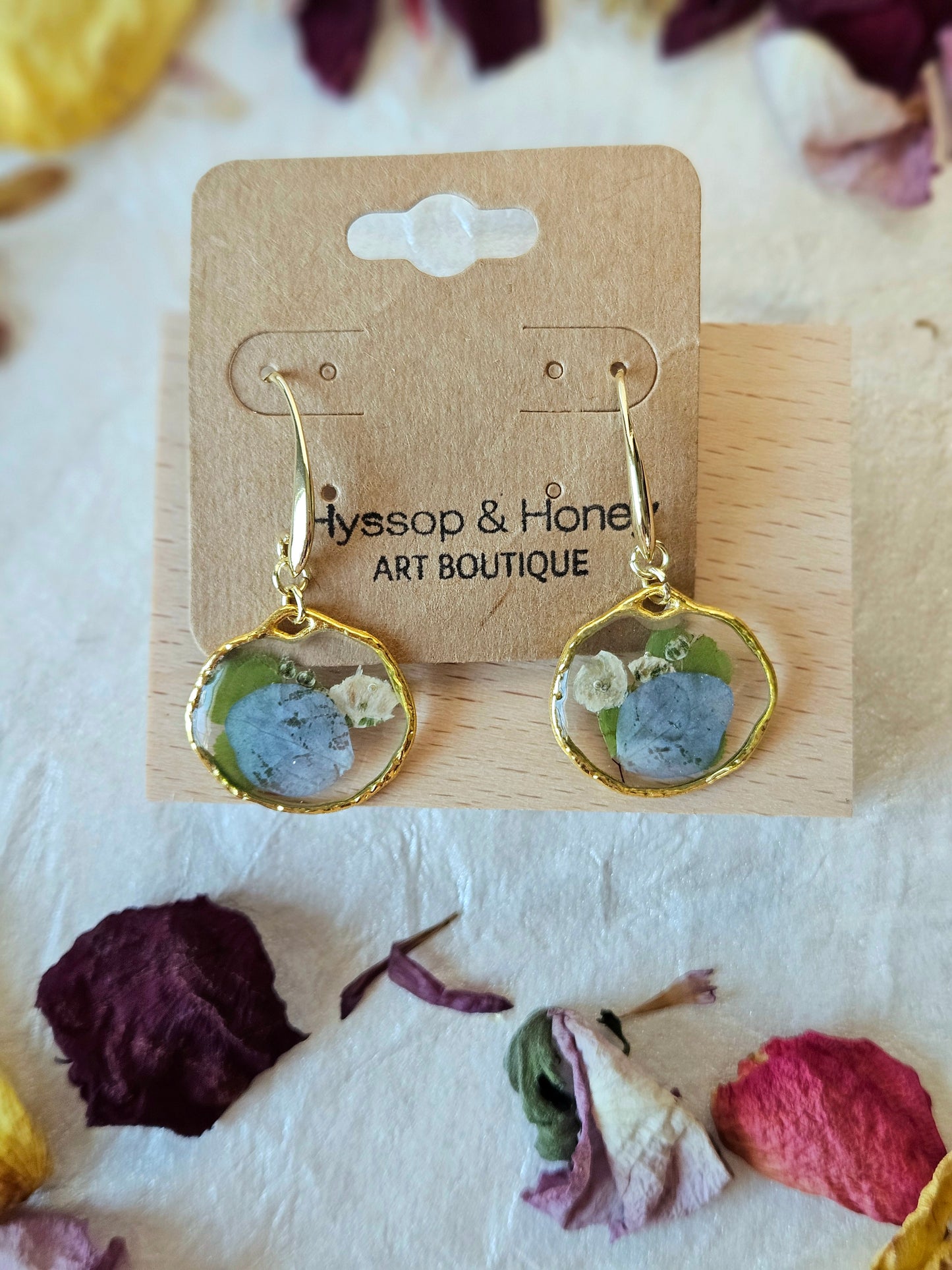 Pressed Flower Earrings - 29