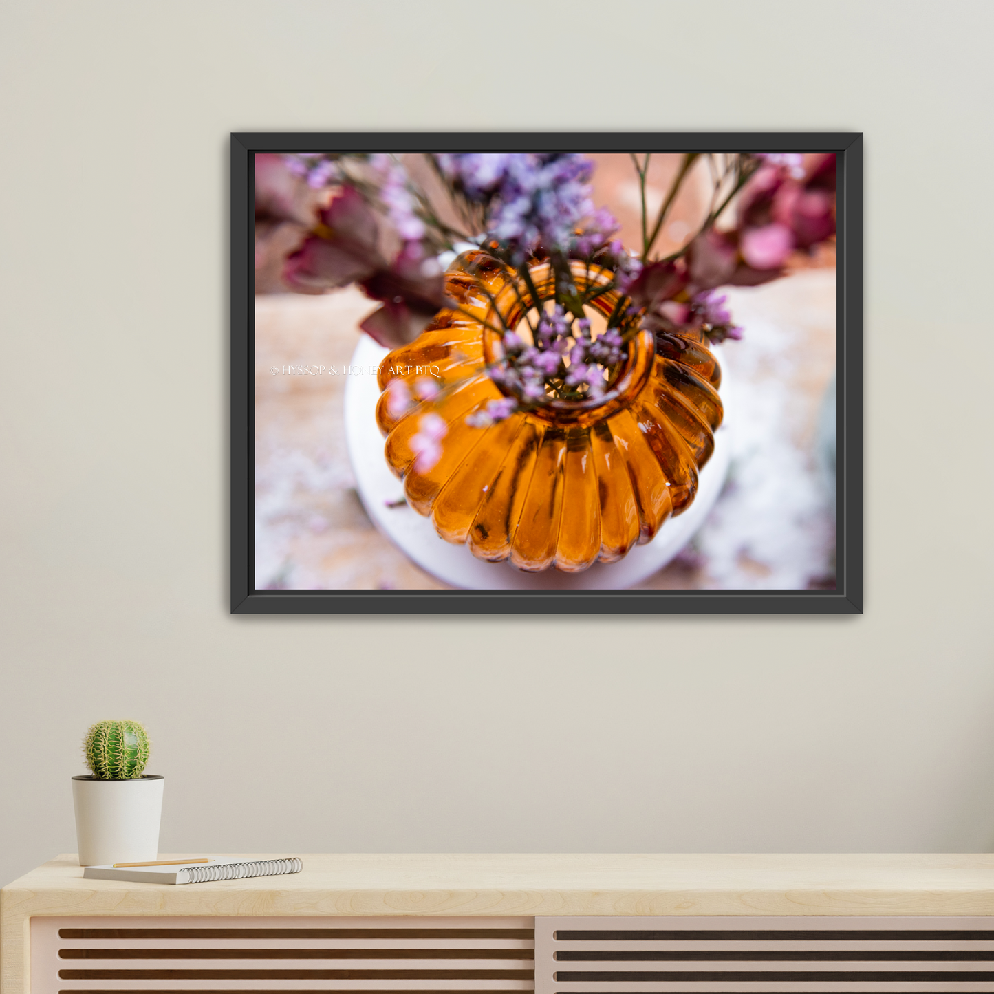 Amber Glow - Canvas