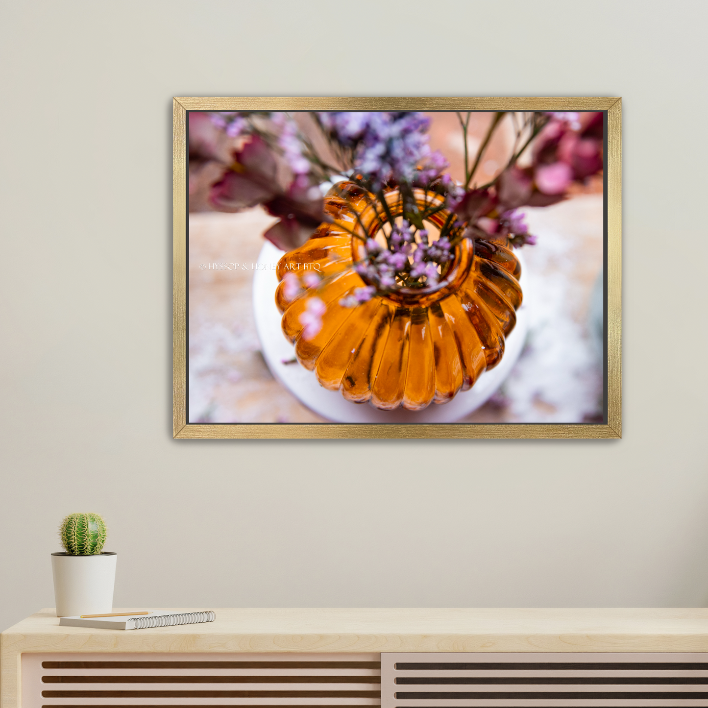 Amber Glow - Canvas