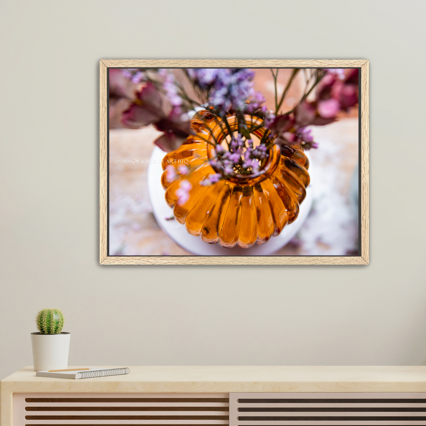 Amber Glow - Canvas