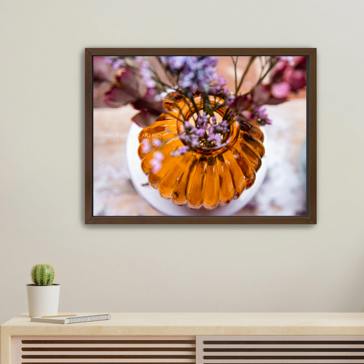 Amber Glow - Canvas