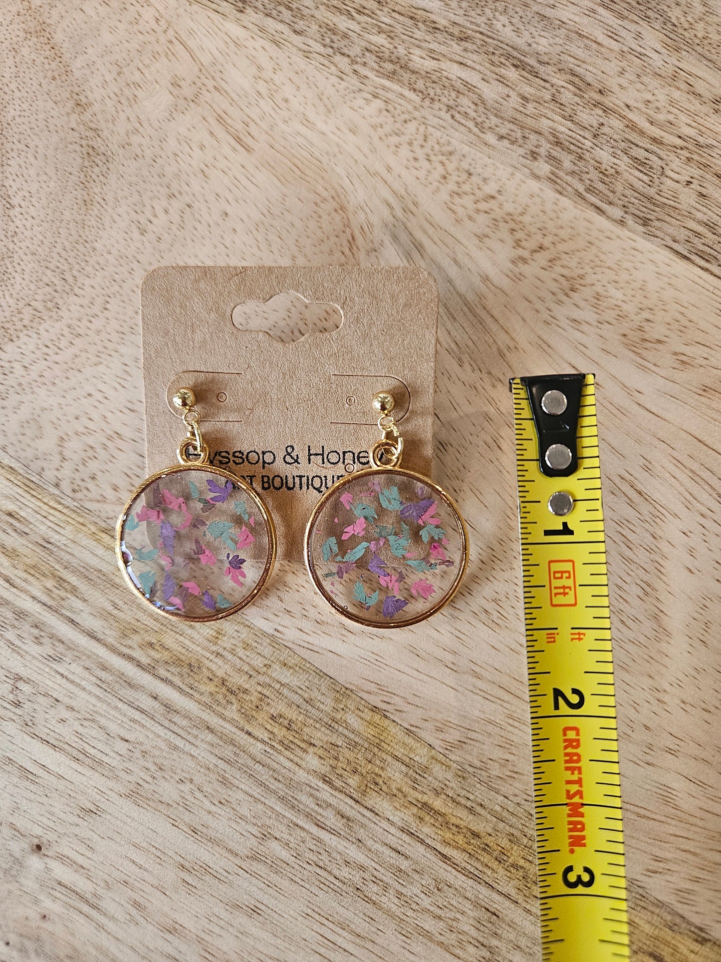 Pressed Flower Earrings - 17
