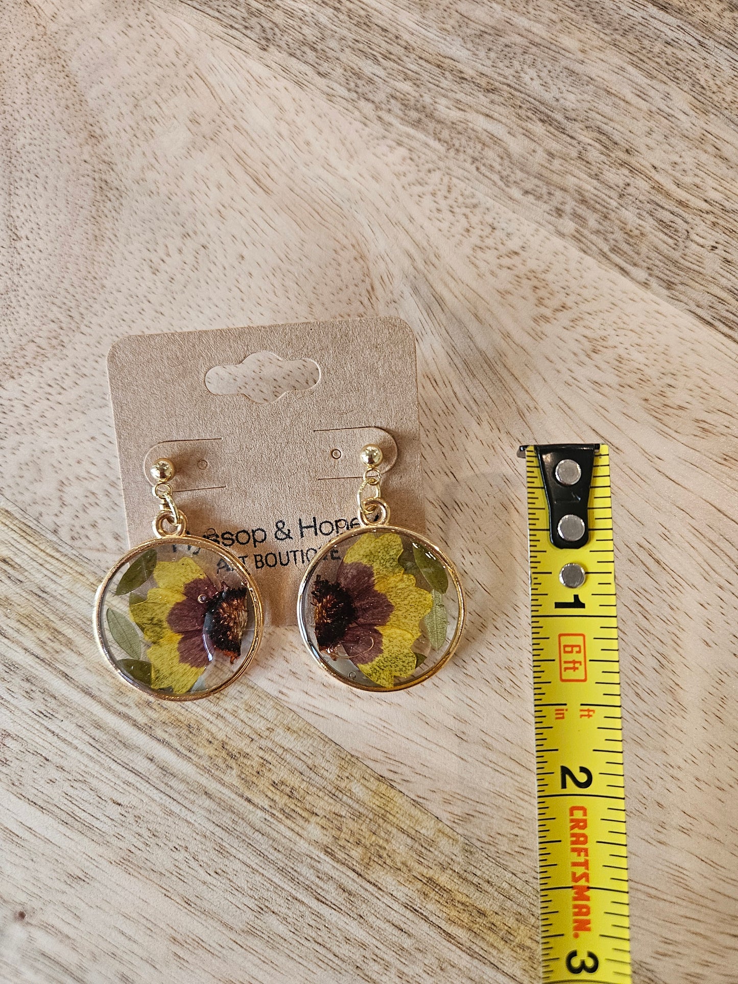 Pressed Flower Earrings - 18