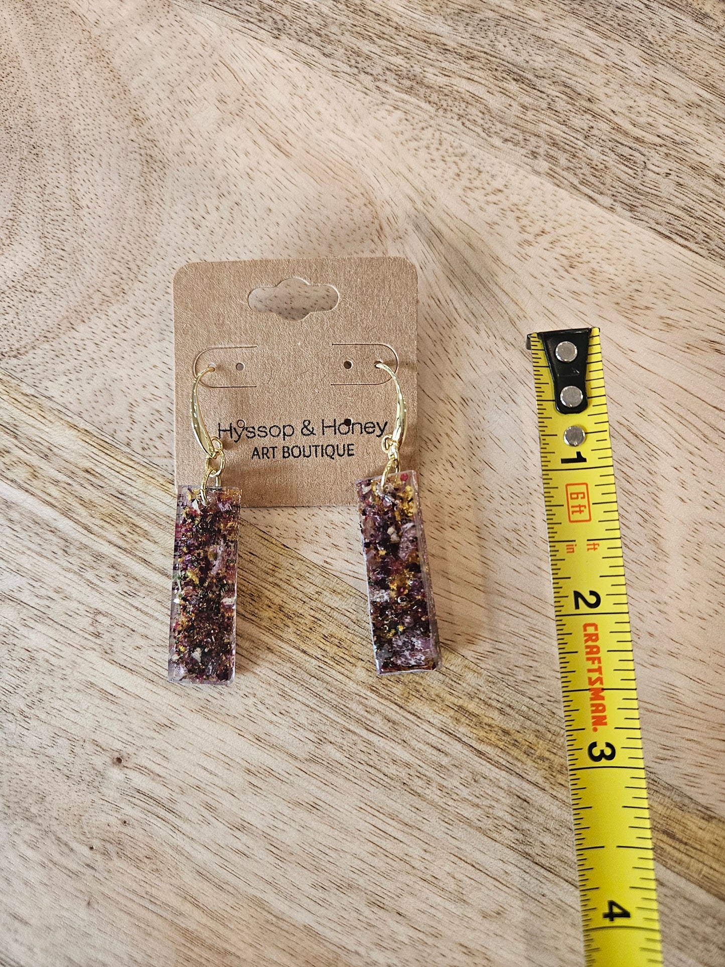 Pressed Flower Earrings - 12