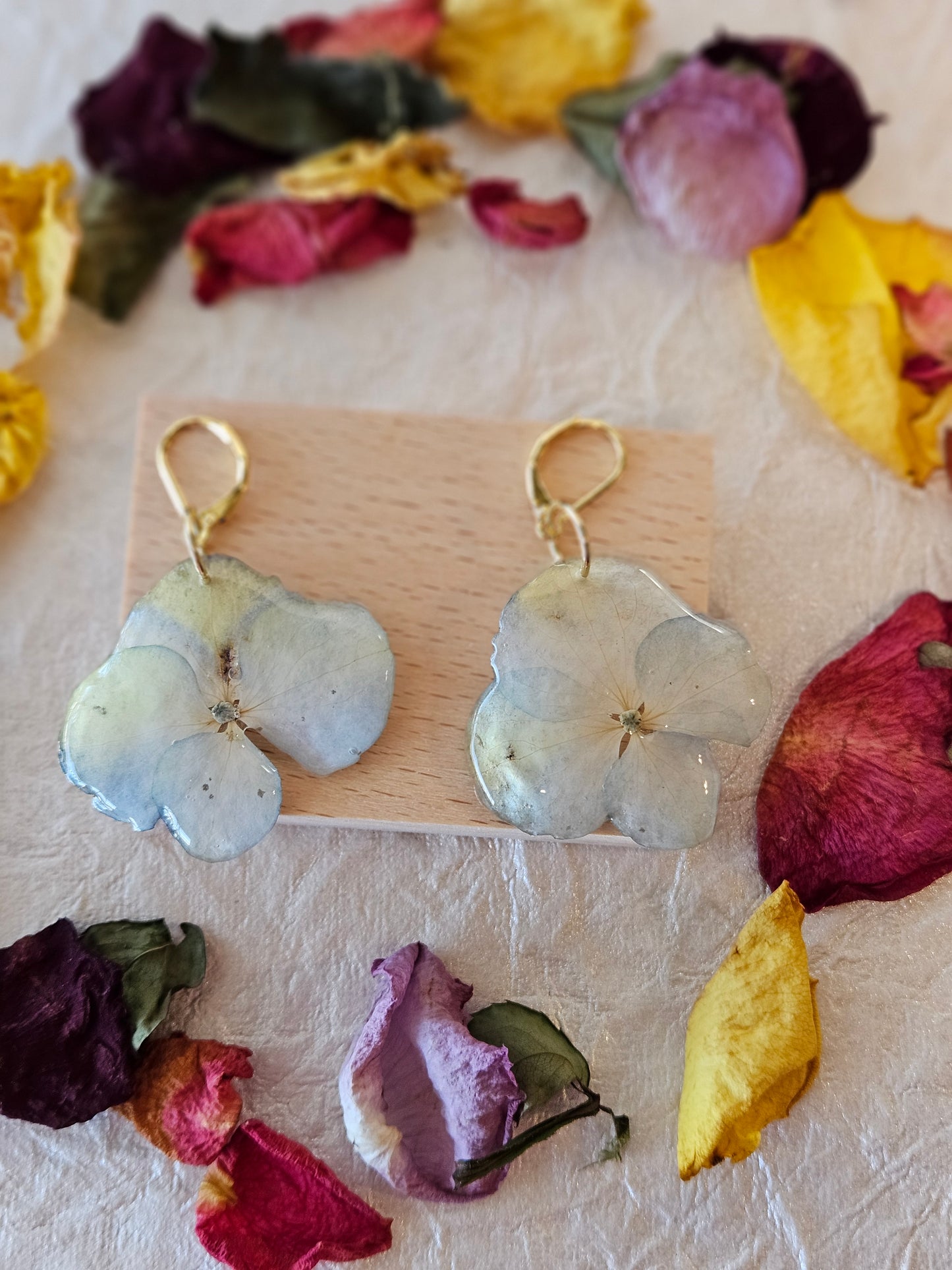 Pressed Flower Earrings - 13