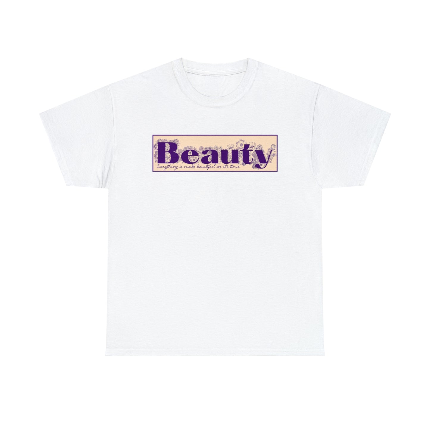 "Beauty" Cotton Graphic Tee - Everything Hyssop & Honey
