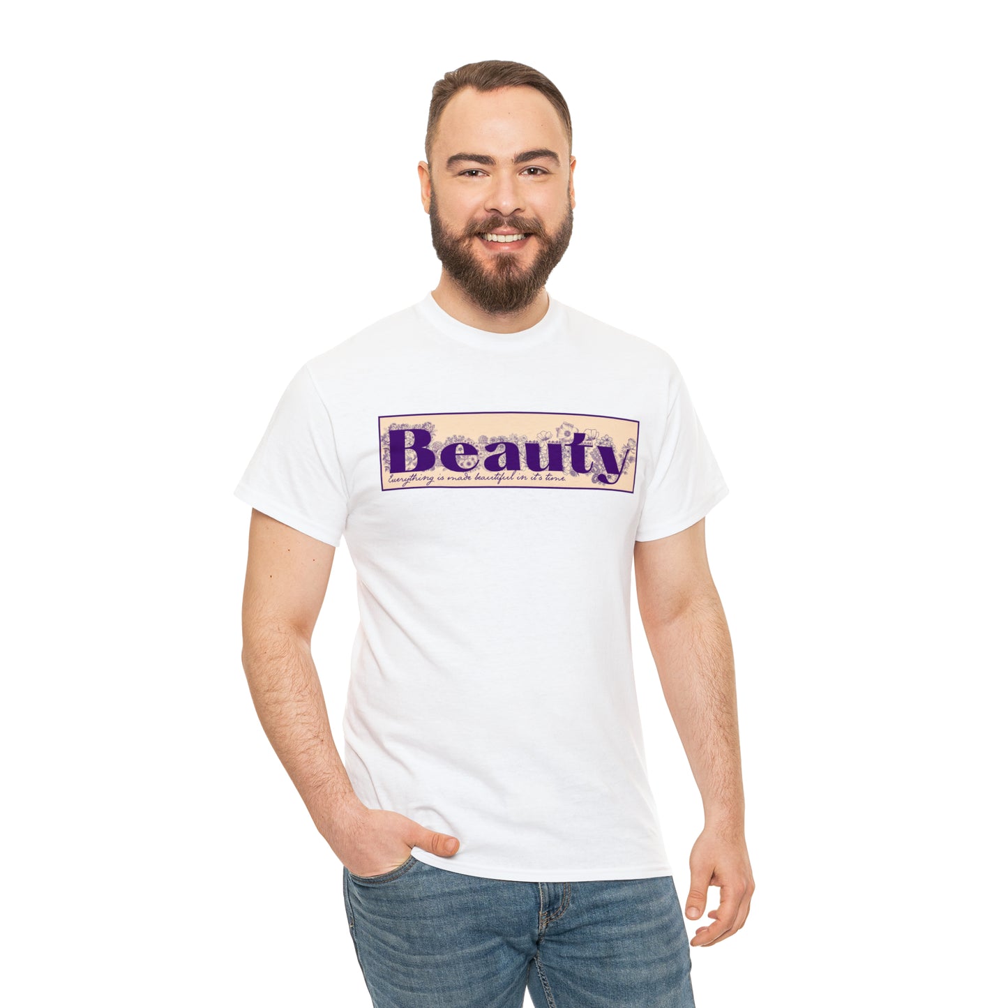 "Beauty" Cotton Graphic Tee - Everything Hyssop & Honey
