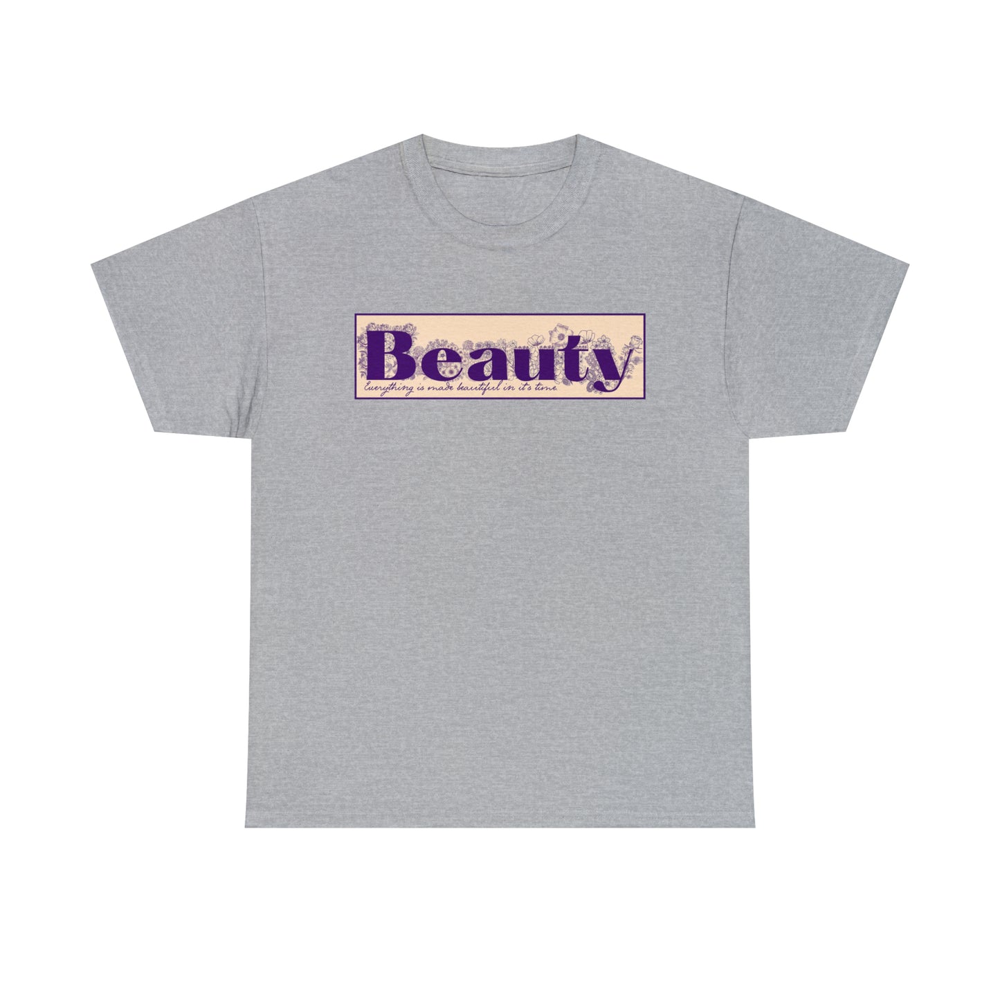 "Beauty" Cotton Graphic Tee - Everything Hyssop & Honey