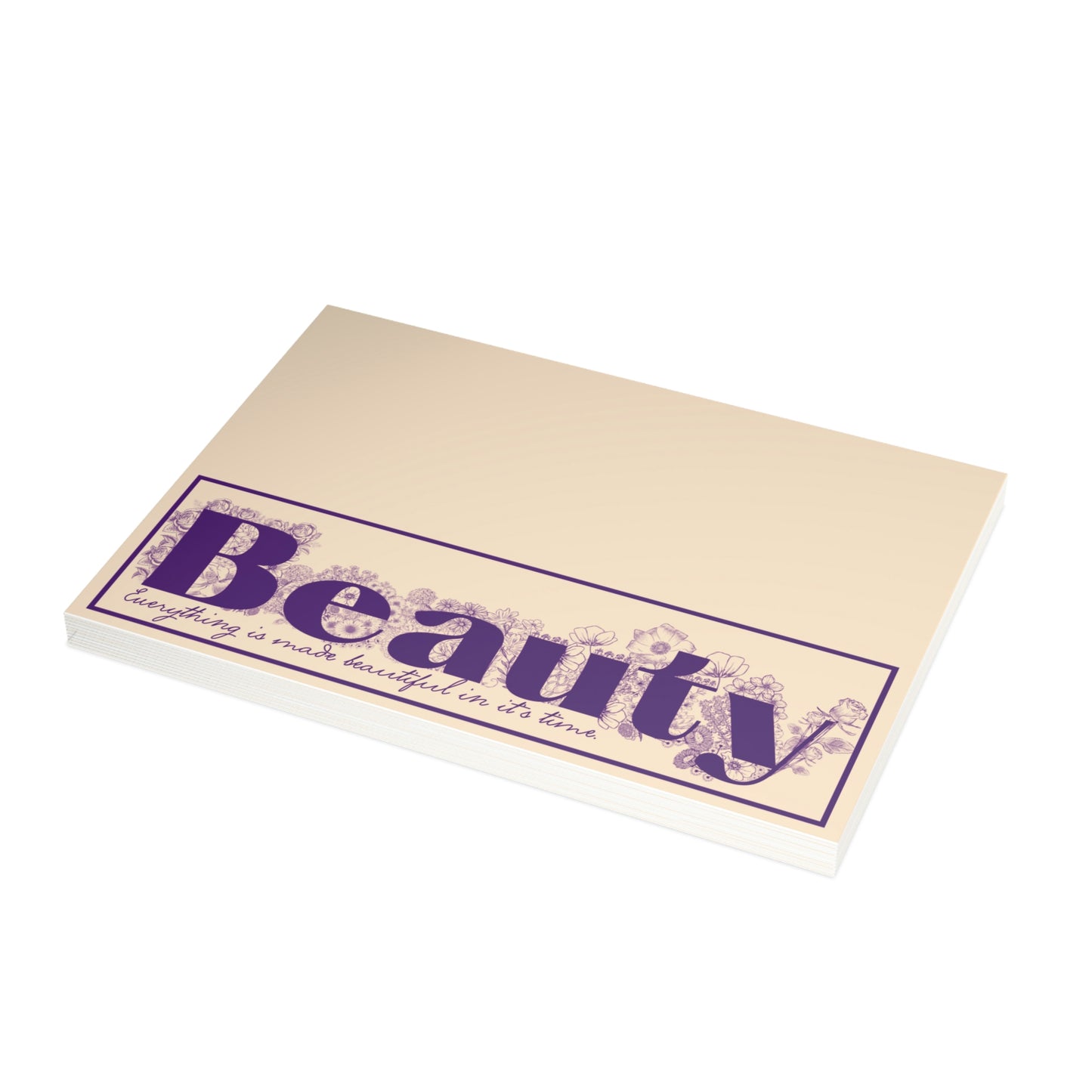 "Beauty" Greeting Cards - Everything Hyssop & Honey