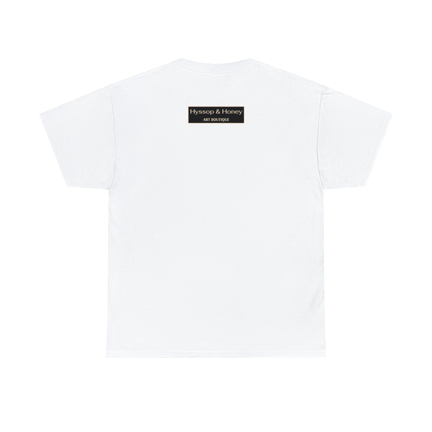 "Beauty" Cotton Graphic Tee - Everything Black & Creamed Honey