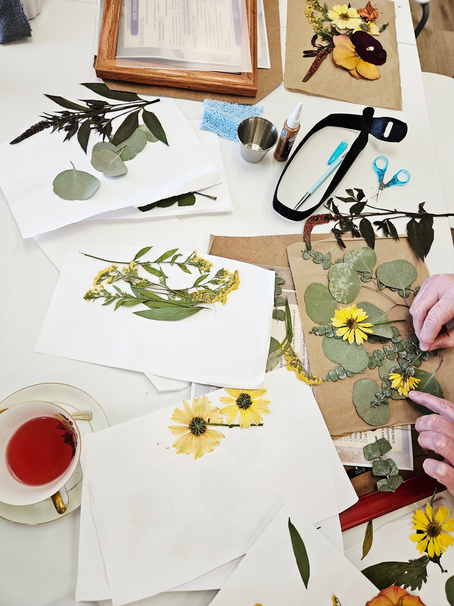 8.23.25 Framing HOME PRESSED Flowers