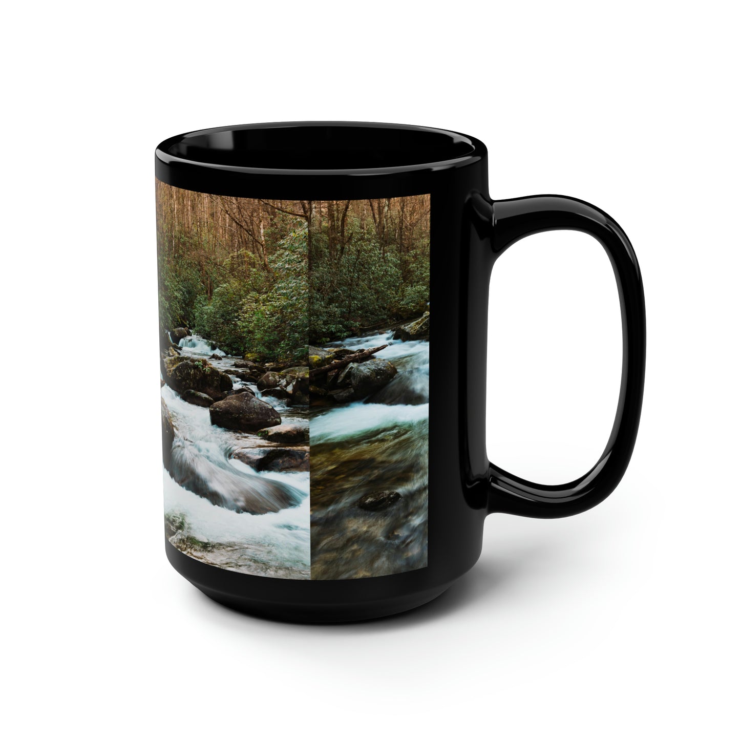 Jones Gap - Black C-Handle Mug