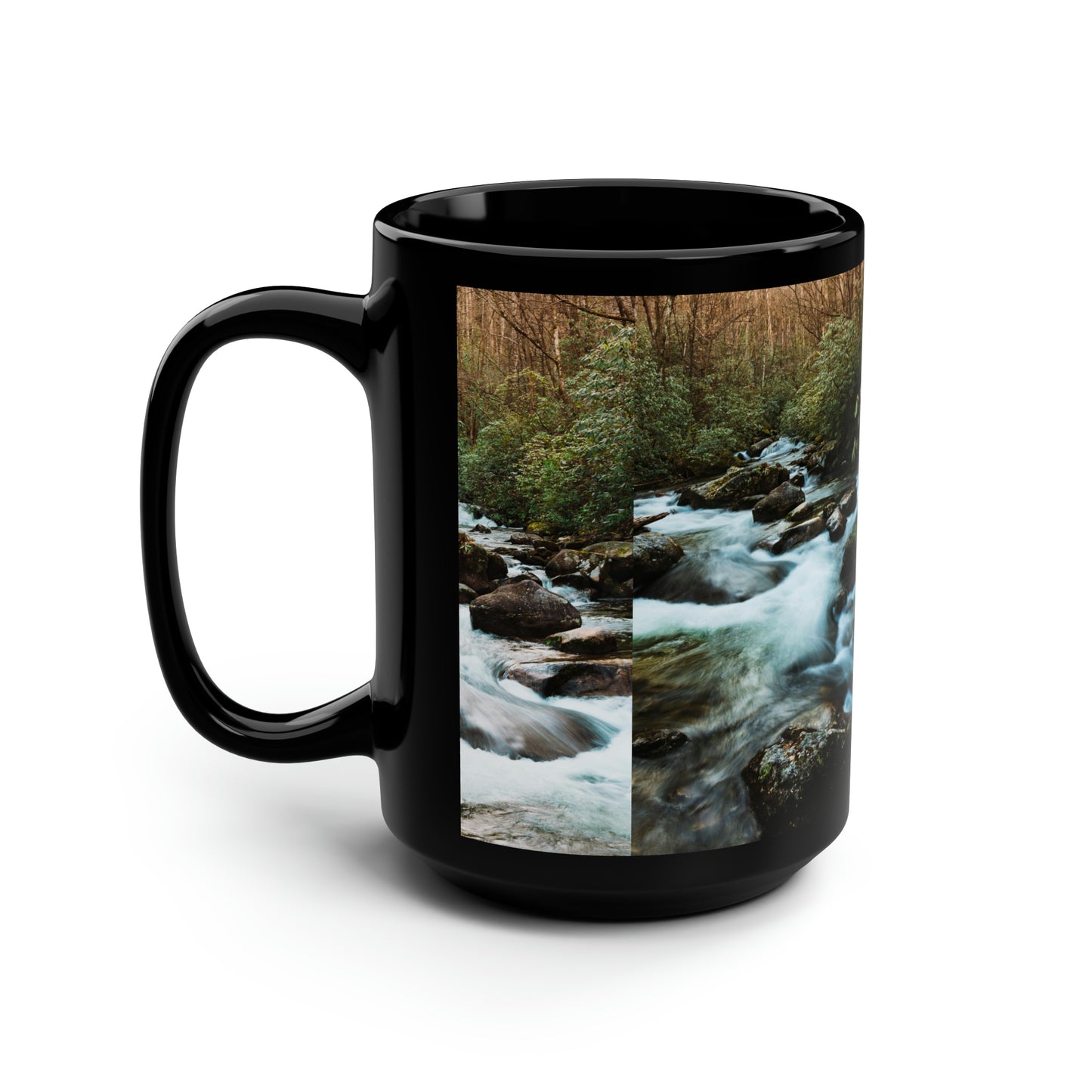 Jones Gap - Black C-Handle Mug