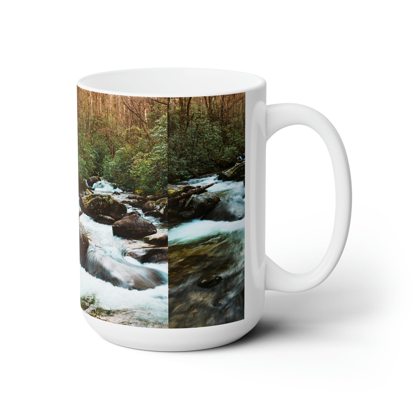 Jones Gap - White C-Handle Mug