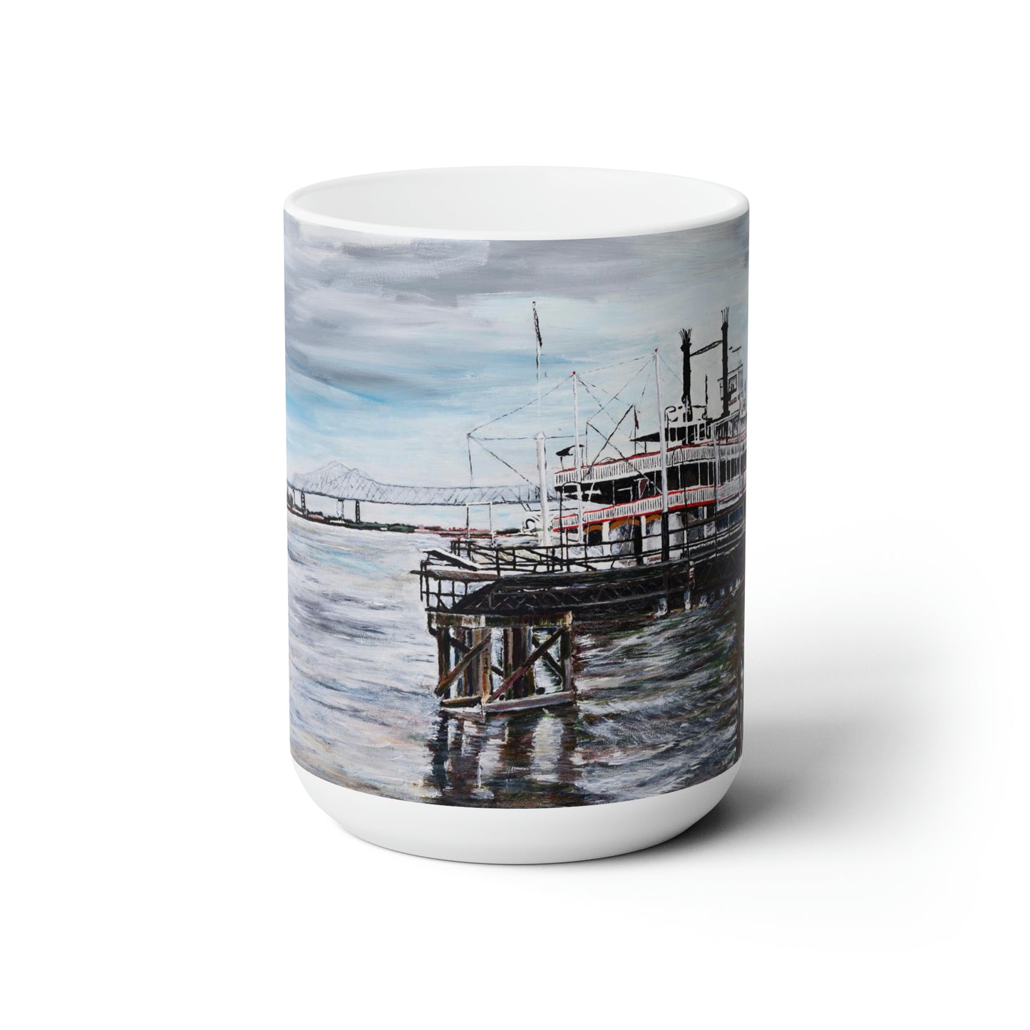 Natchez - White C-Handle Mug