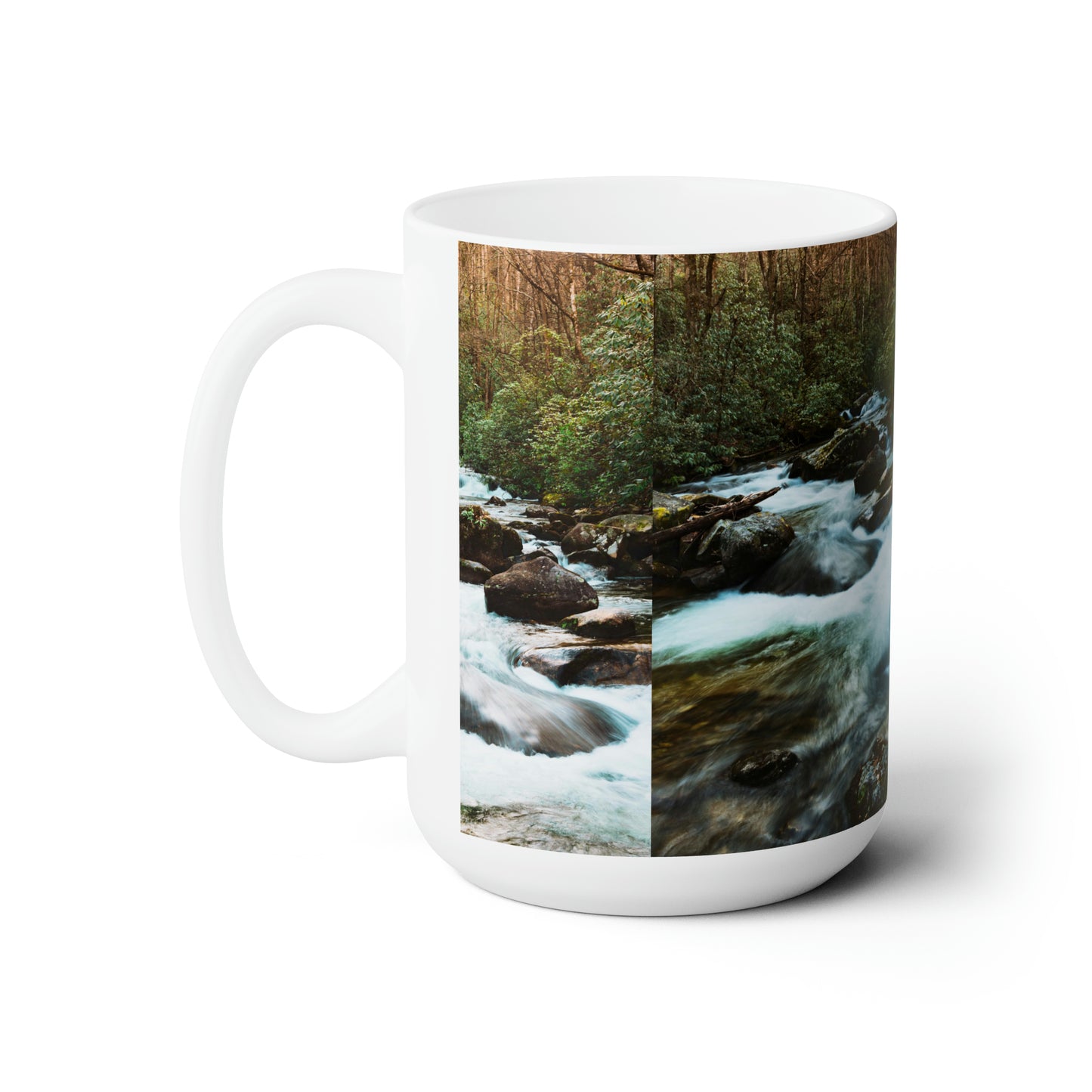 Jones Gap - White C-Handle Mug