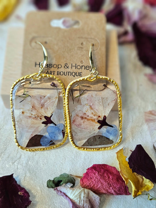 Pressed Flower Earrings - 38