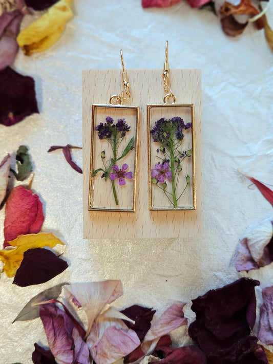 Pressed Flower Earrings - 37