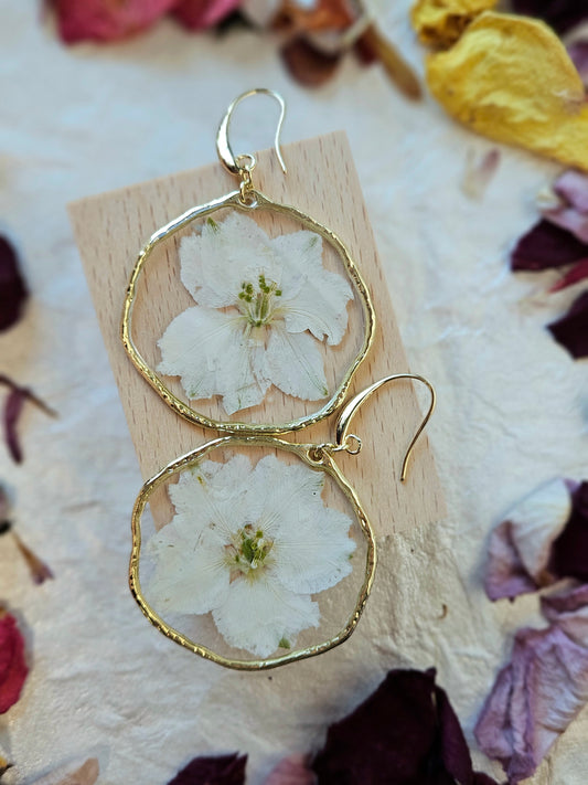 Pressed Flower Earrings - 35