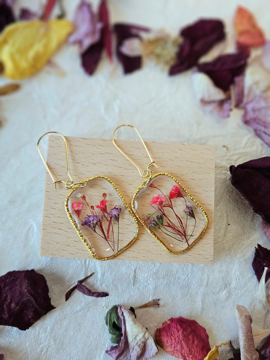 Pressed Flower Earrings - 32