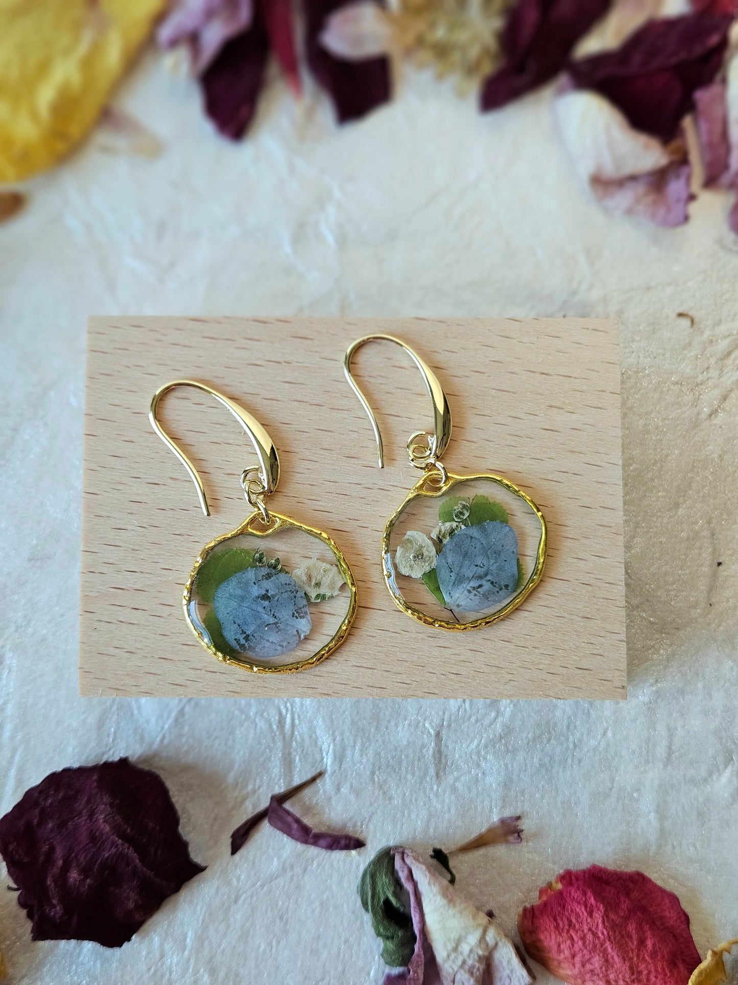 Pressed Flower Earrings - 29