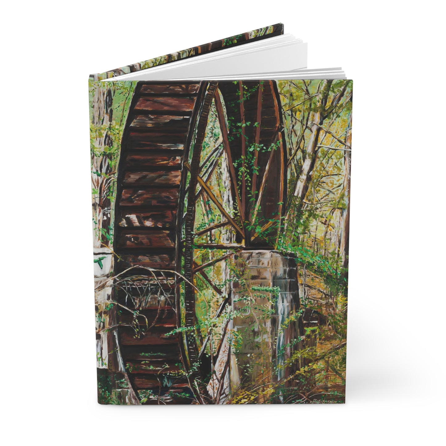 Berry Mill, Water Wheel - Hardcover Journal Matte