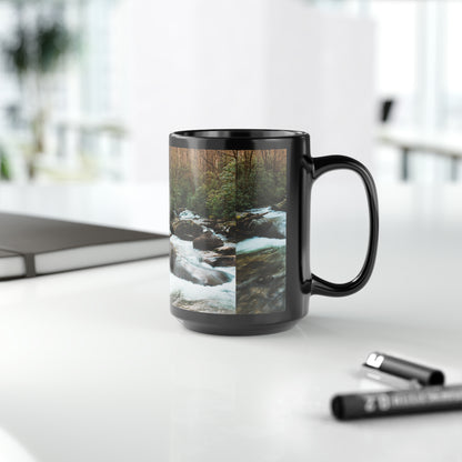 Jones Gap - Black C-Handle Mug