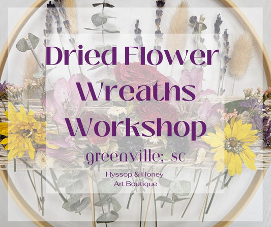 10.3.26 Dried Flower Wreaths Workshop