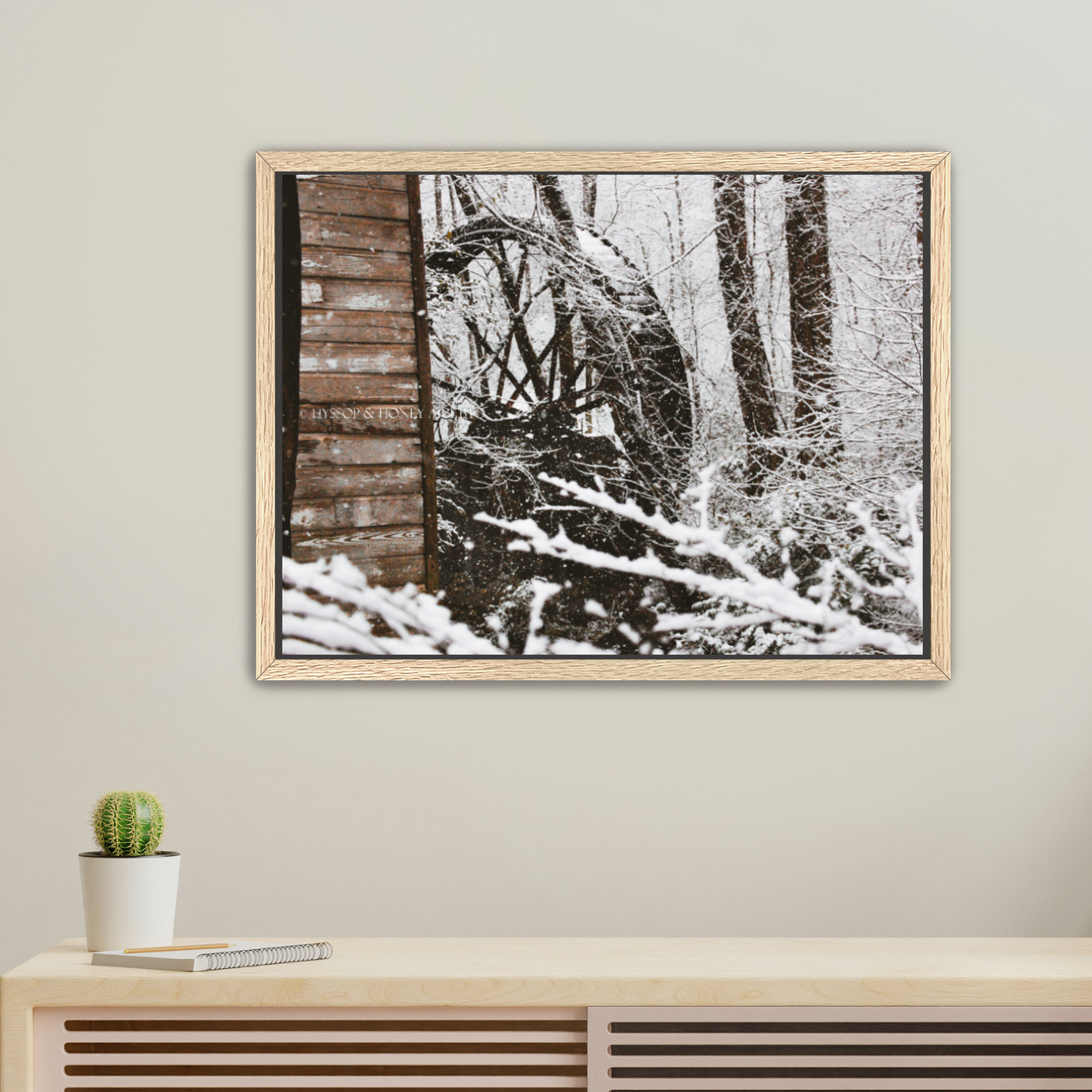 Winter Mill - Canvas