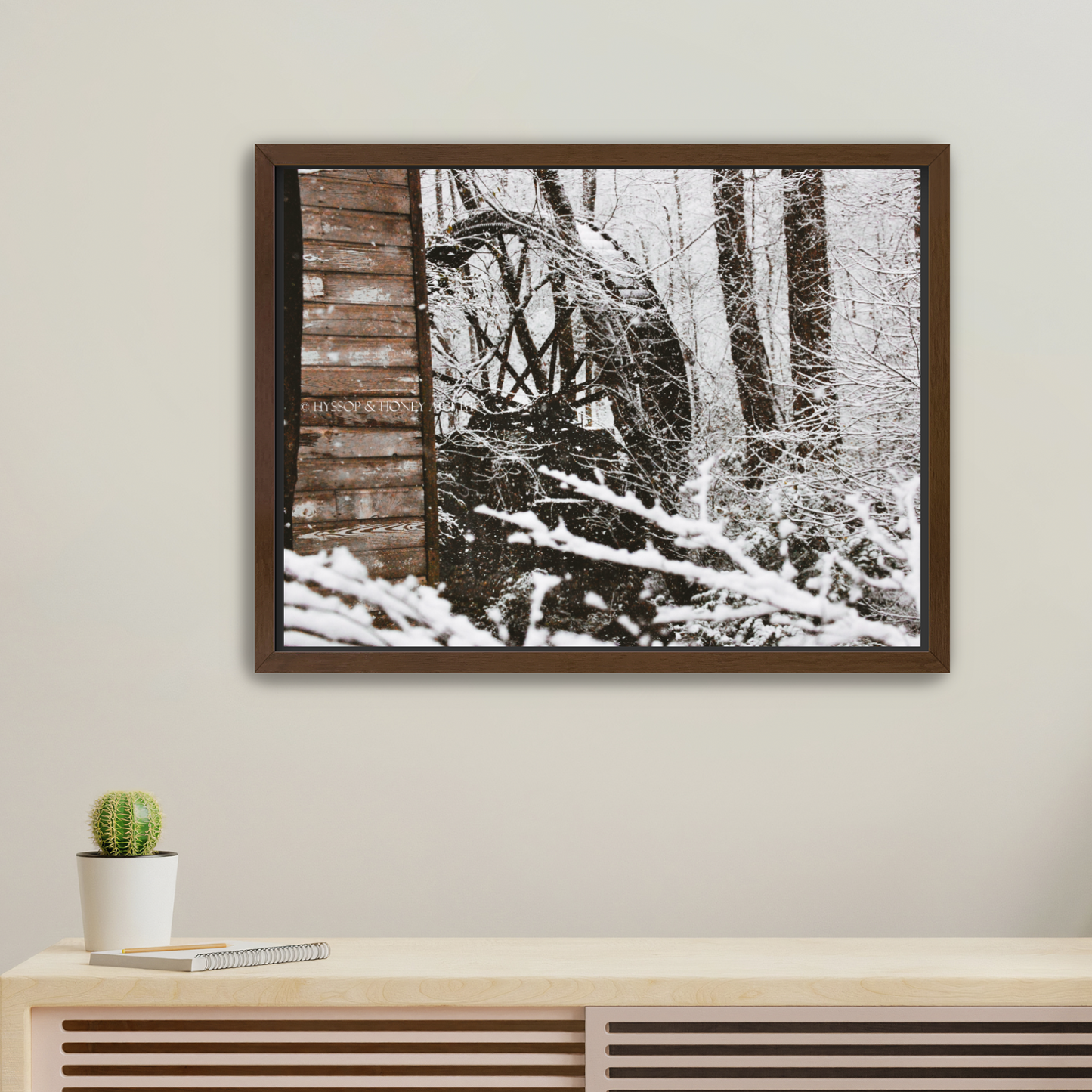 Winter Mill - Canvas
