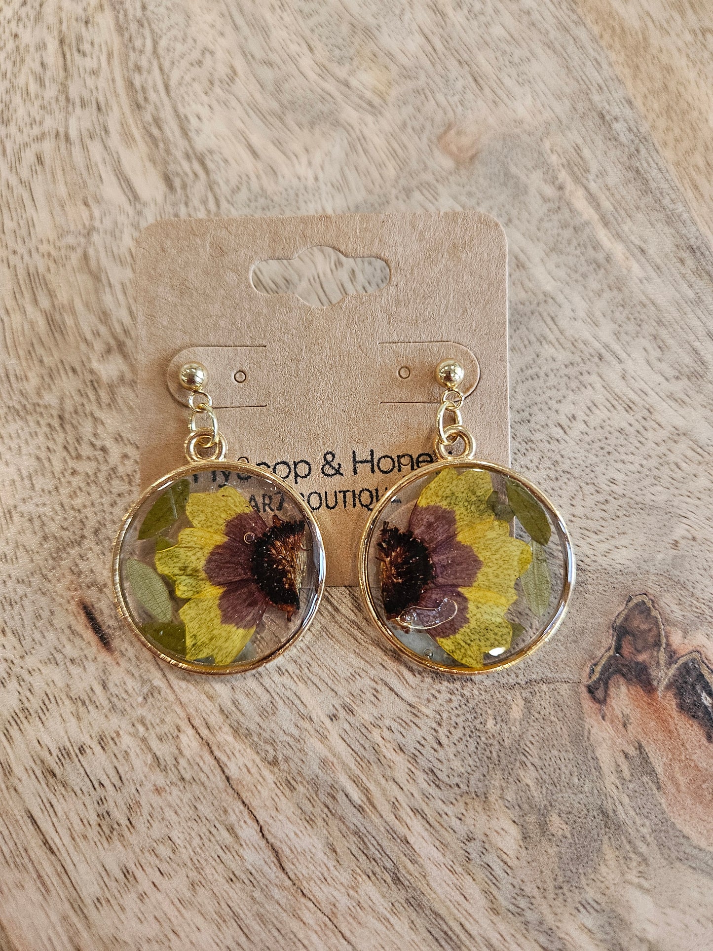 Pressed Flower Earrings - 18
