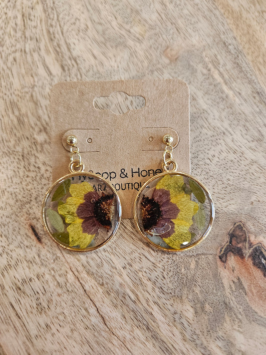 Pressed Flower Earrings - 18