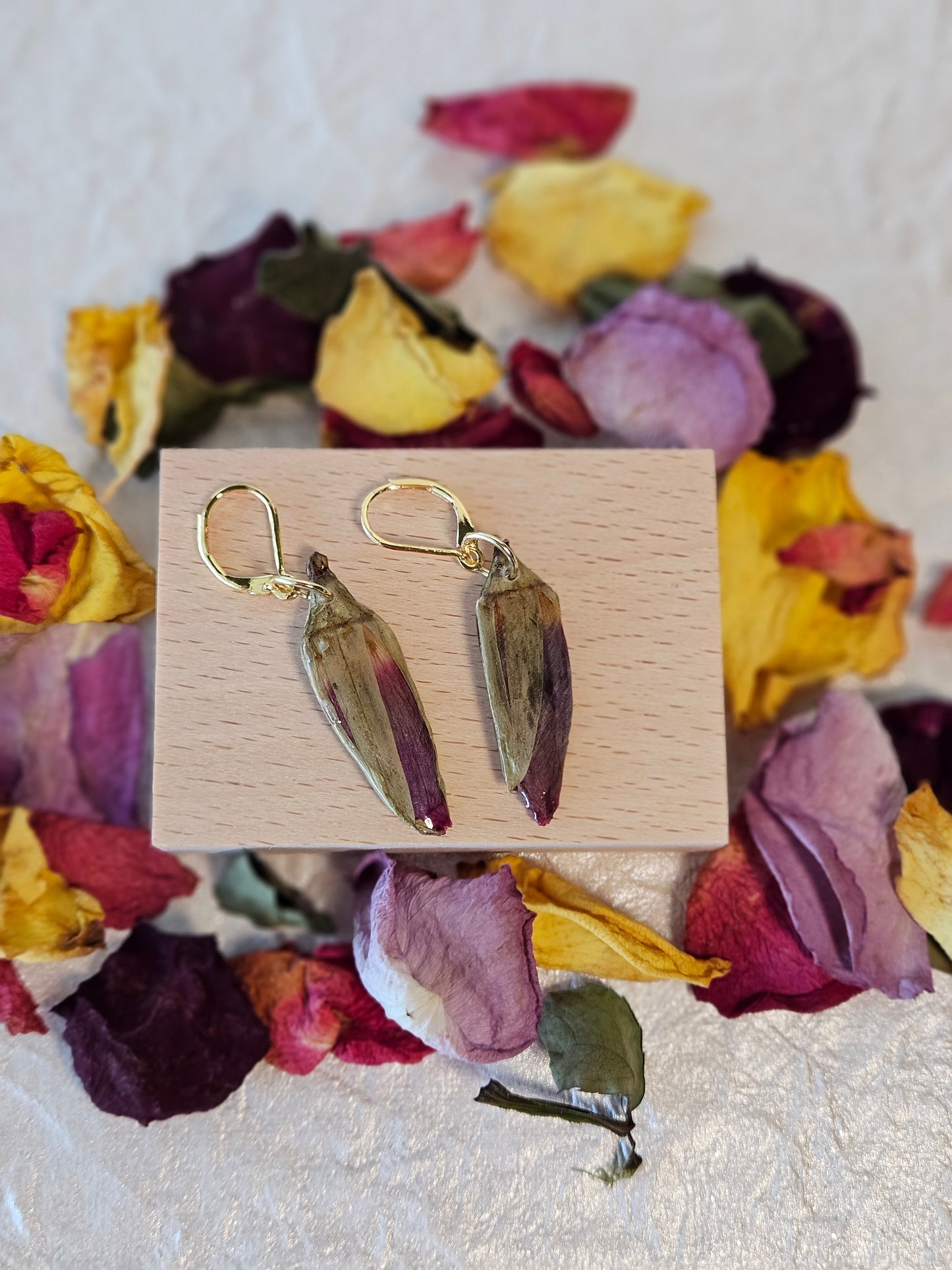 Pressed Flower Earrings - 9