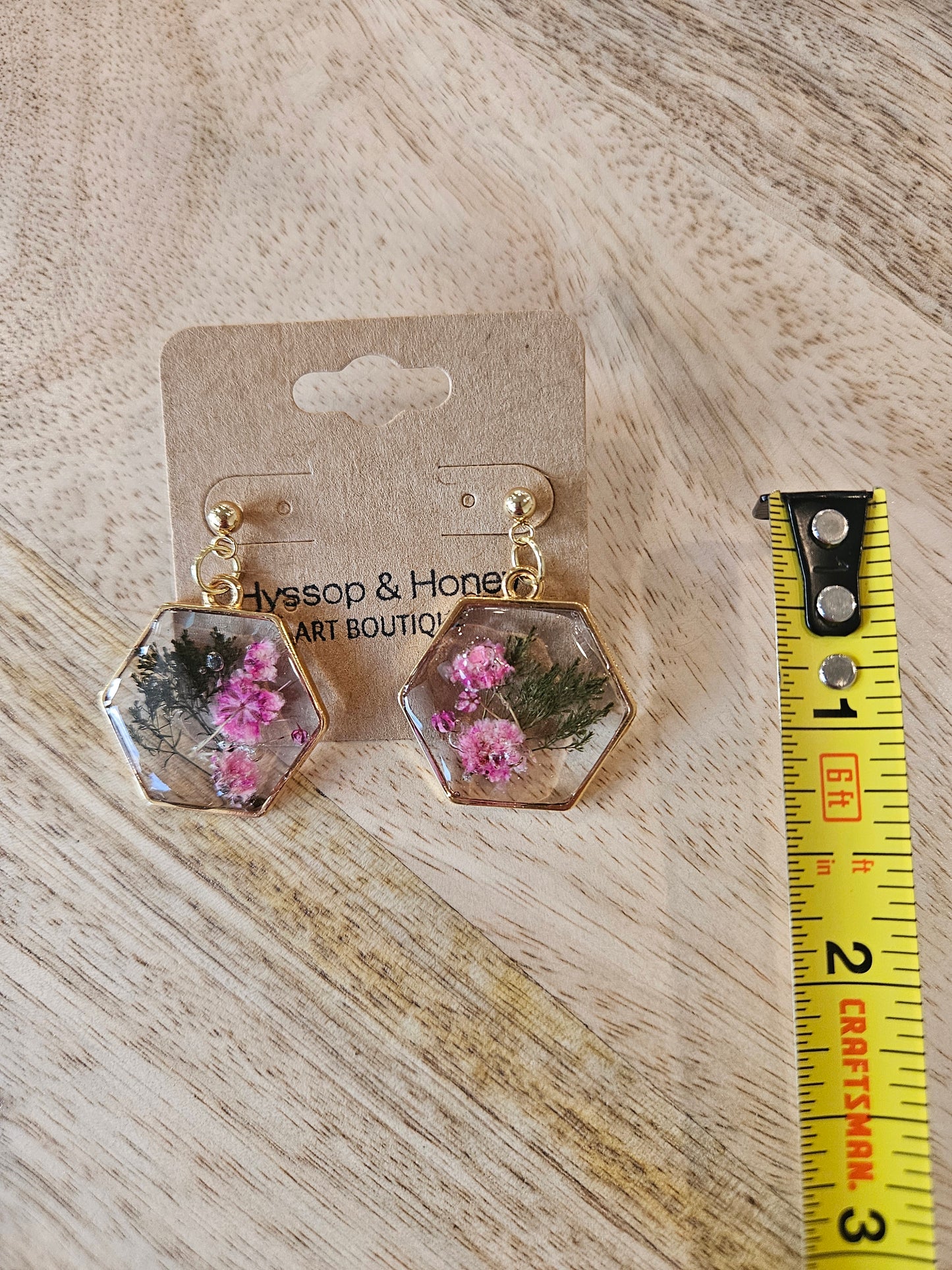 Pressed Flower Earrings - 6