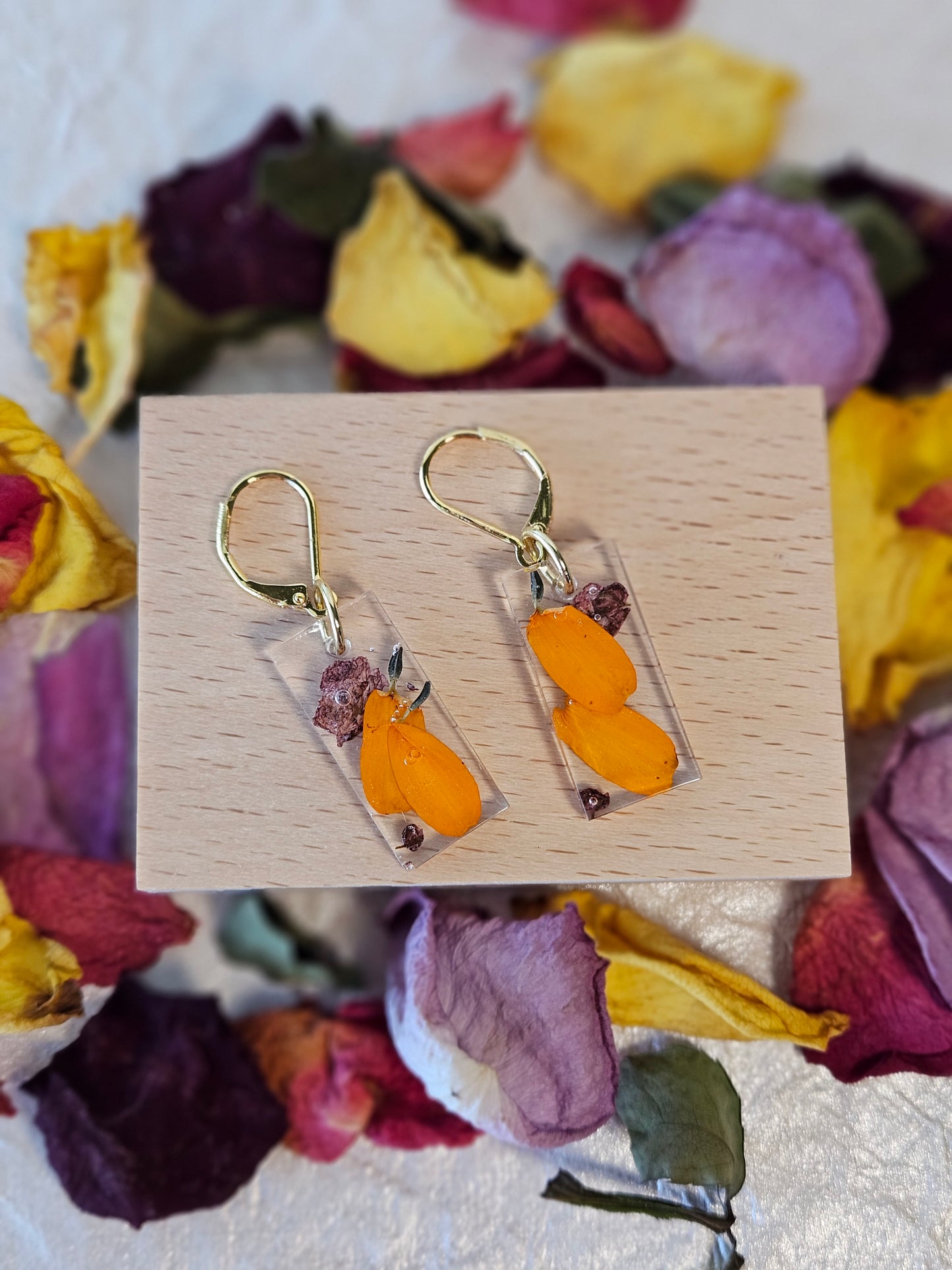 Pressed Flower Earrings - 8