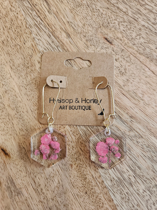 Pressed Flower Earrings - 9