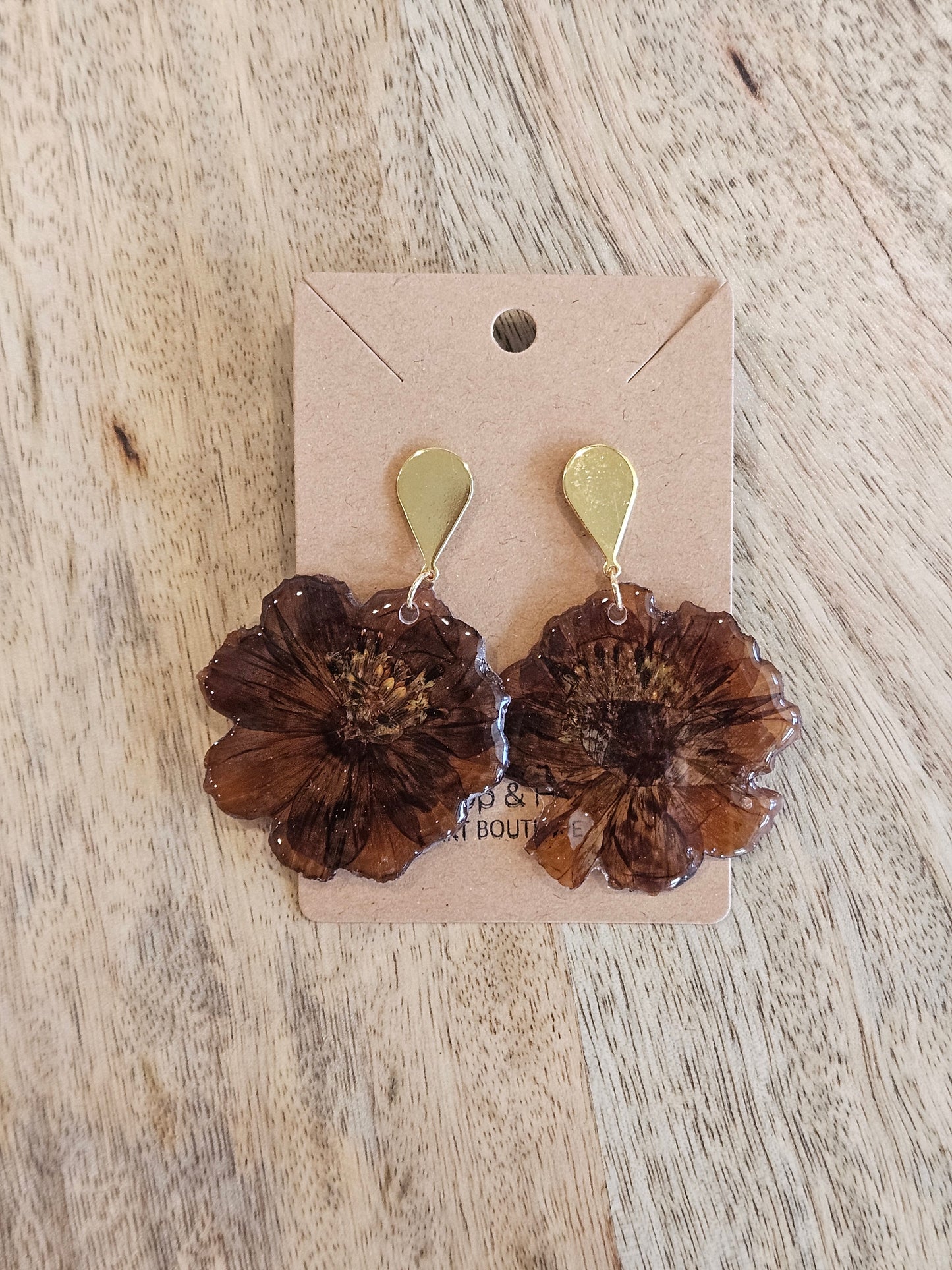 Pressed Flower Earrings - 22