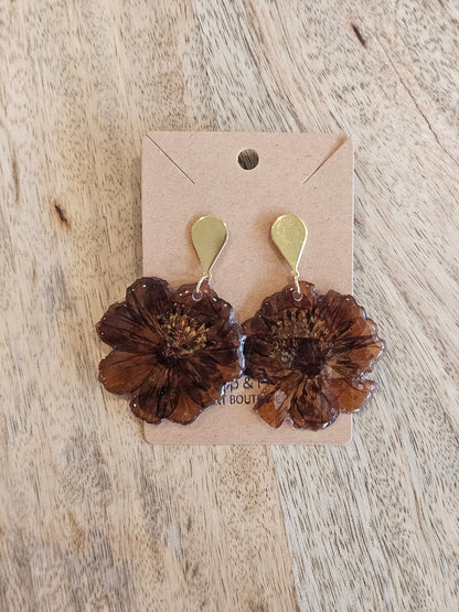 Pressed Flower Earrings - 22
