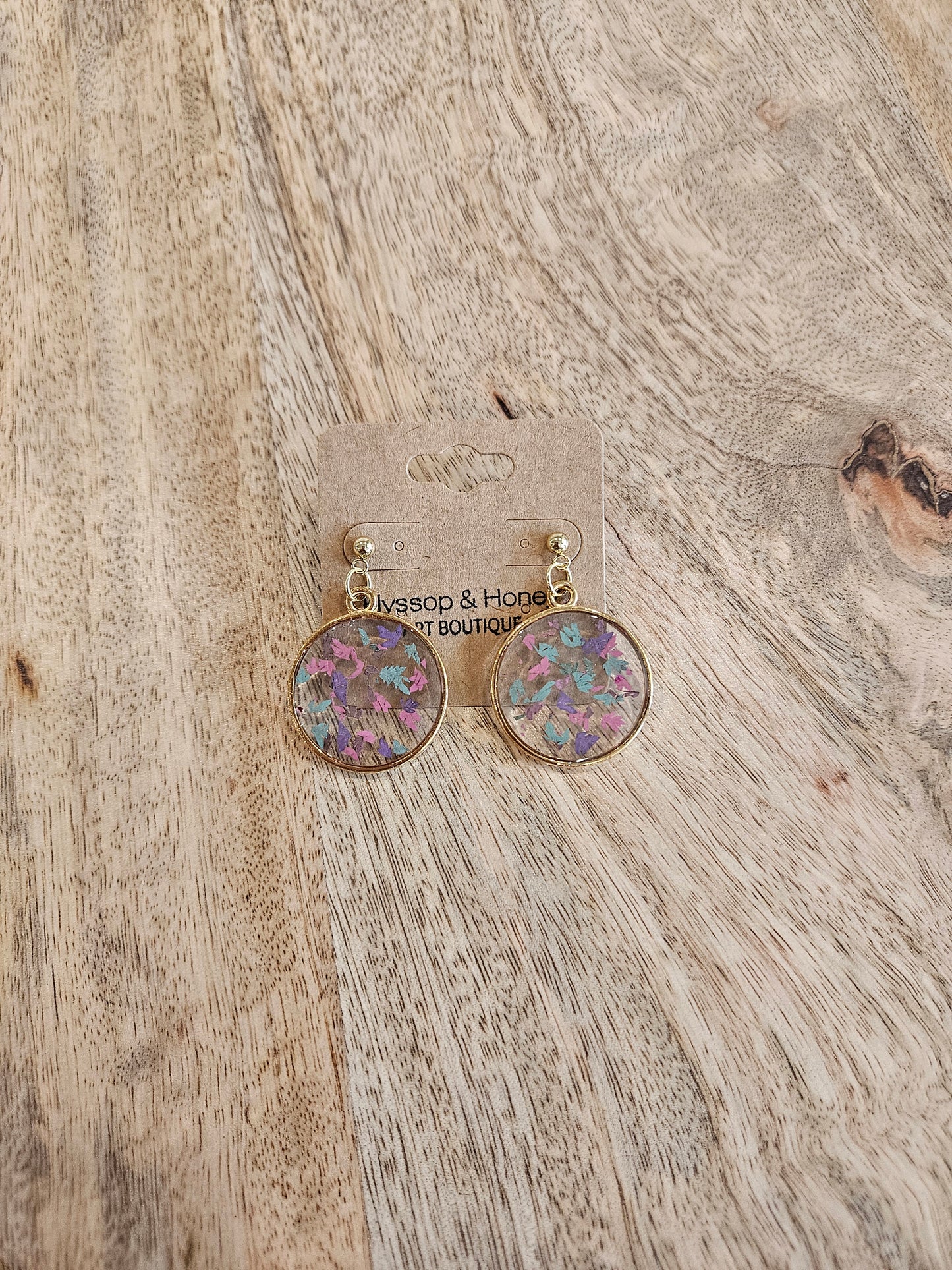 Pressed Flower Earrings - 17