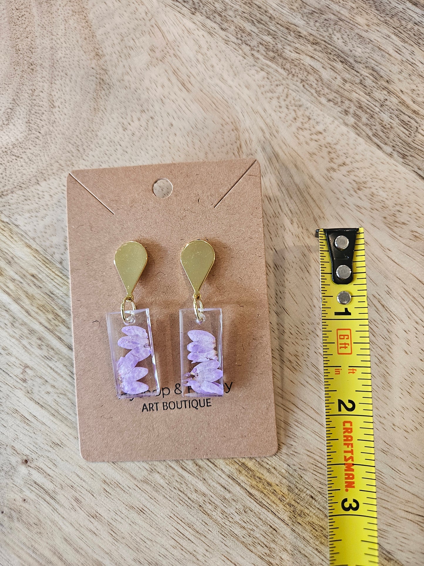 Pressed Flower Earrings - 21