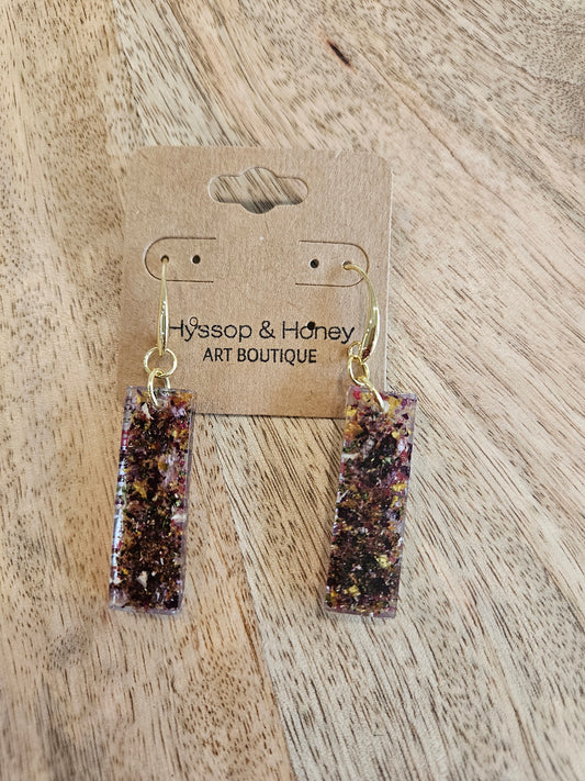 Pressed Flower Earrings - 12