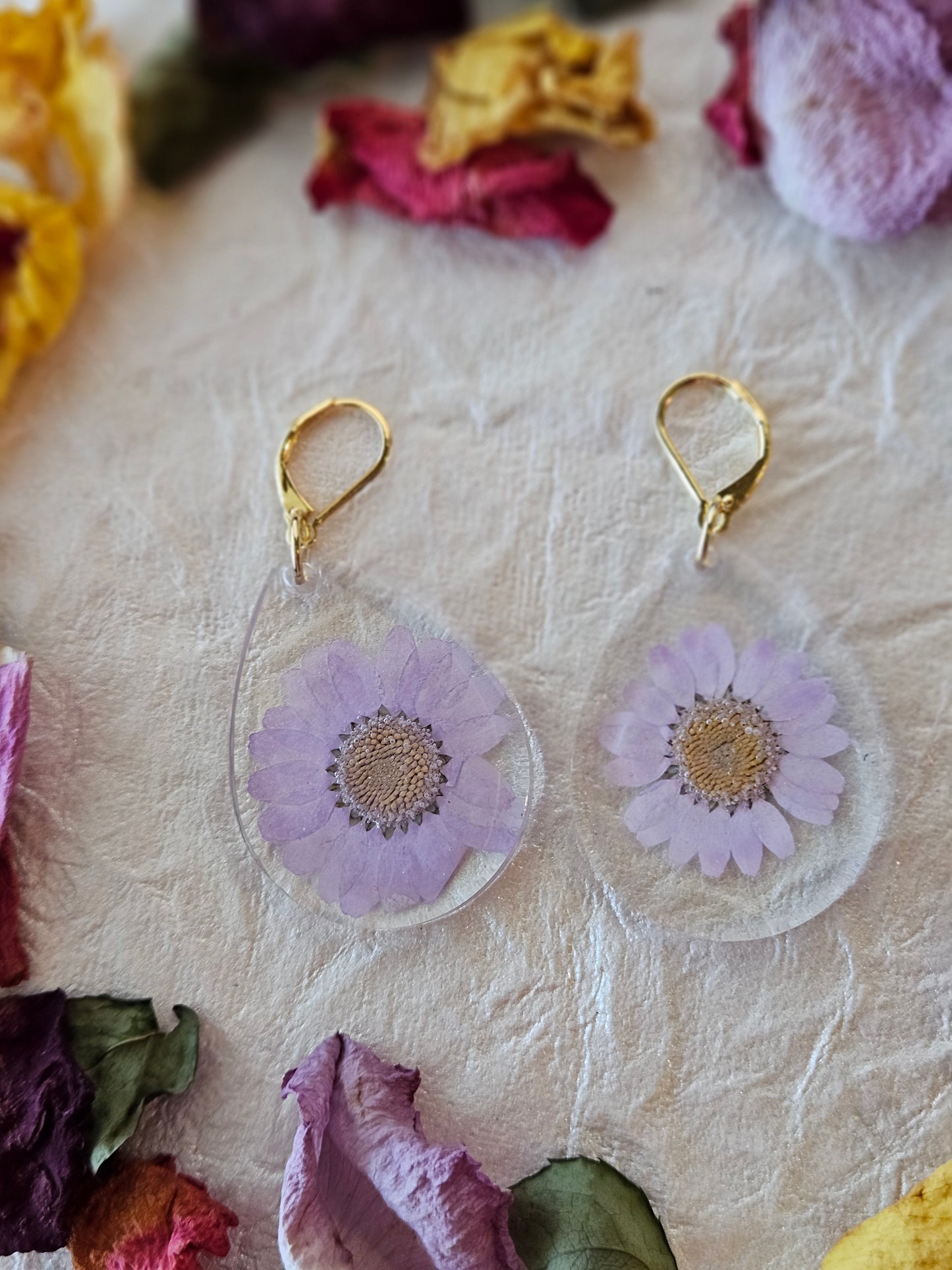 Pressed Flower Earrings - 23