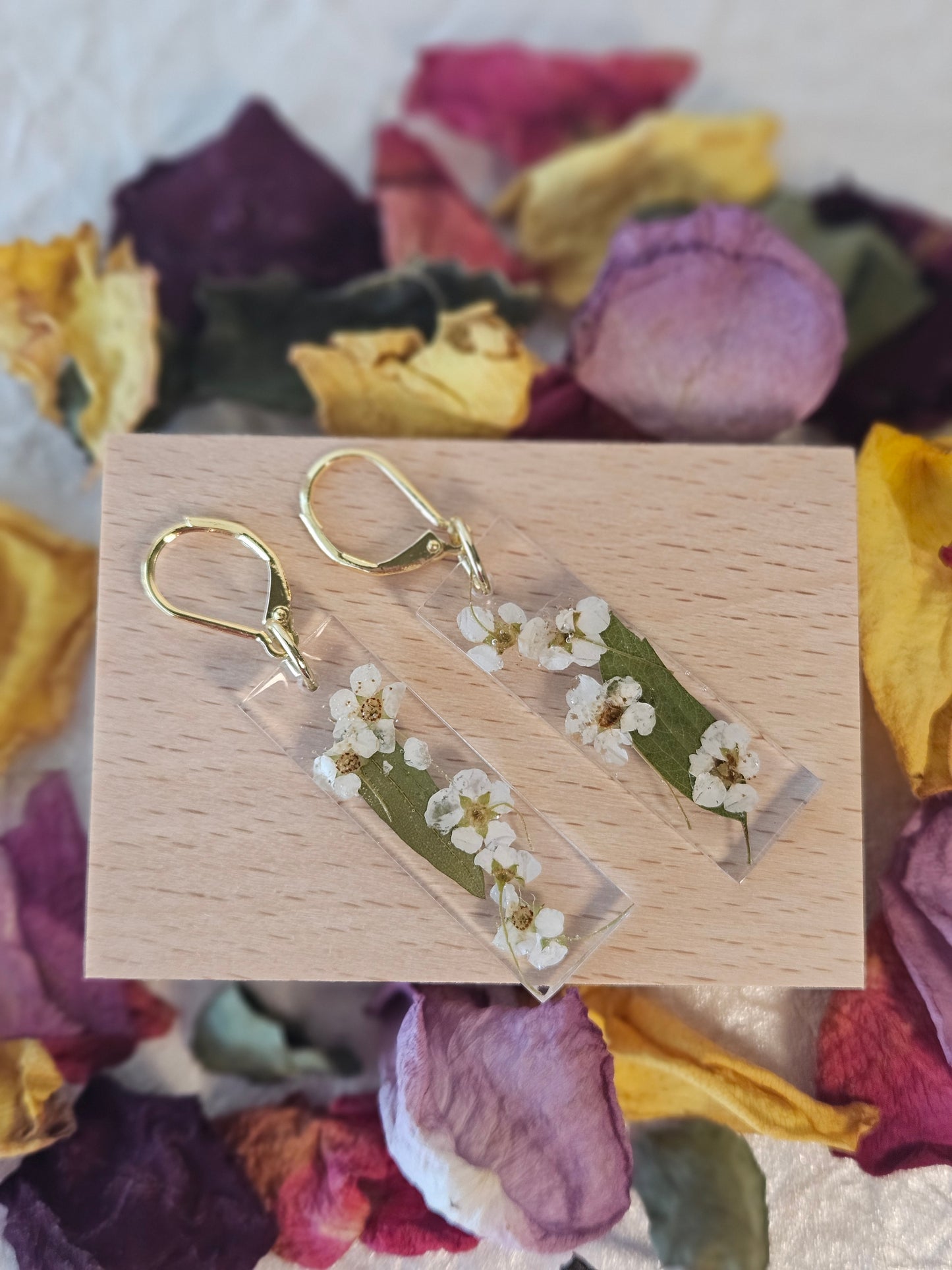 Pressed Flower Earrings - 1