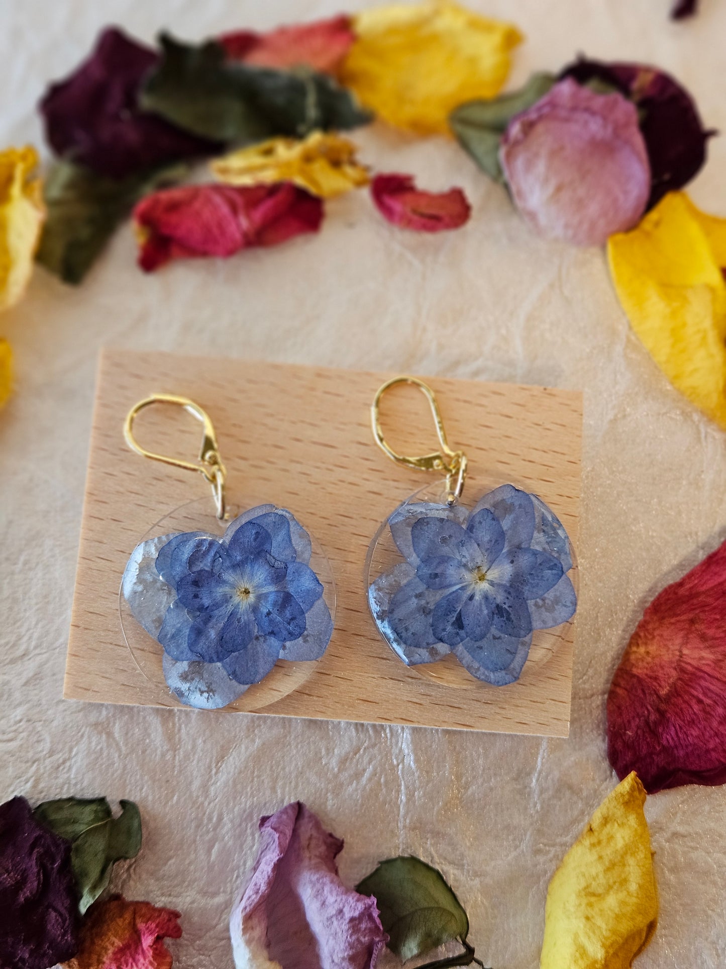 Pressed Flower Earrings - 14