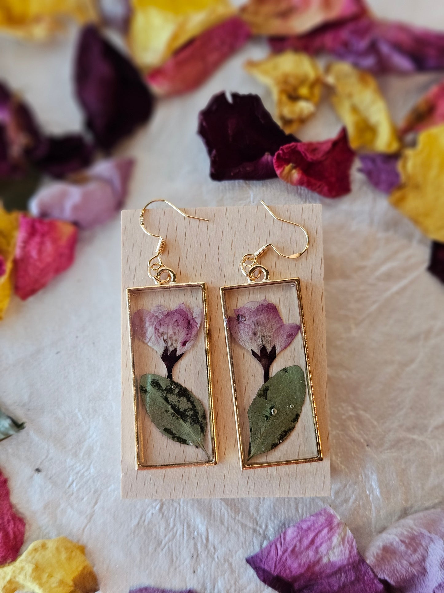 Pressed Flower Earrings - 27