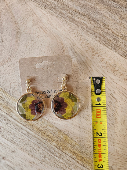 Pressed Flower Earrings - 18