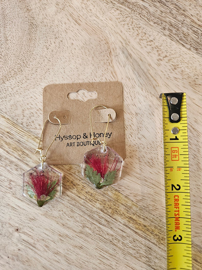 Pressed Flower Earrings - 13