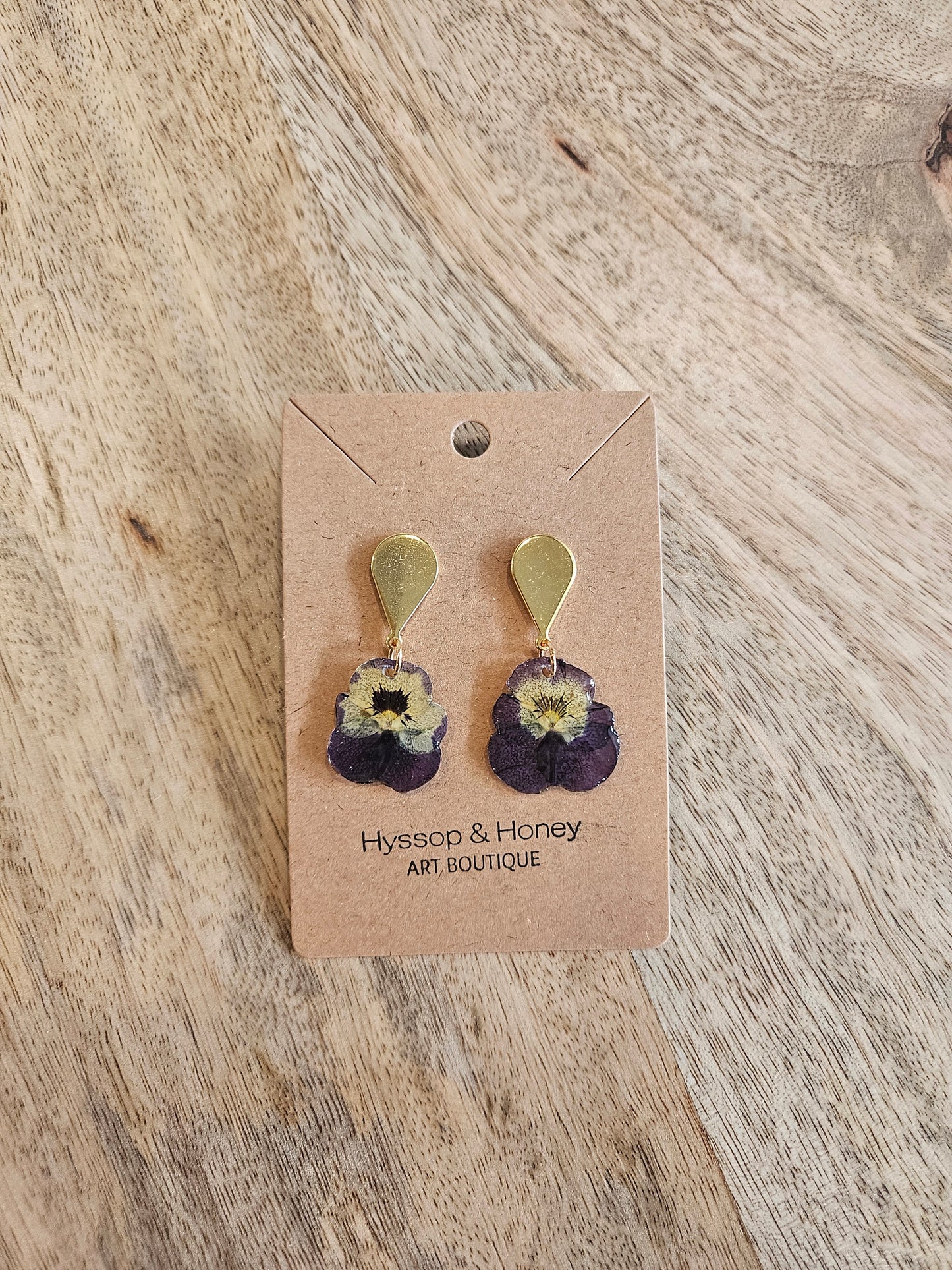 Pressed Flower Earrings - 10