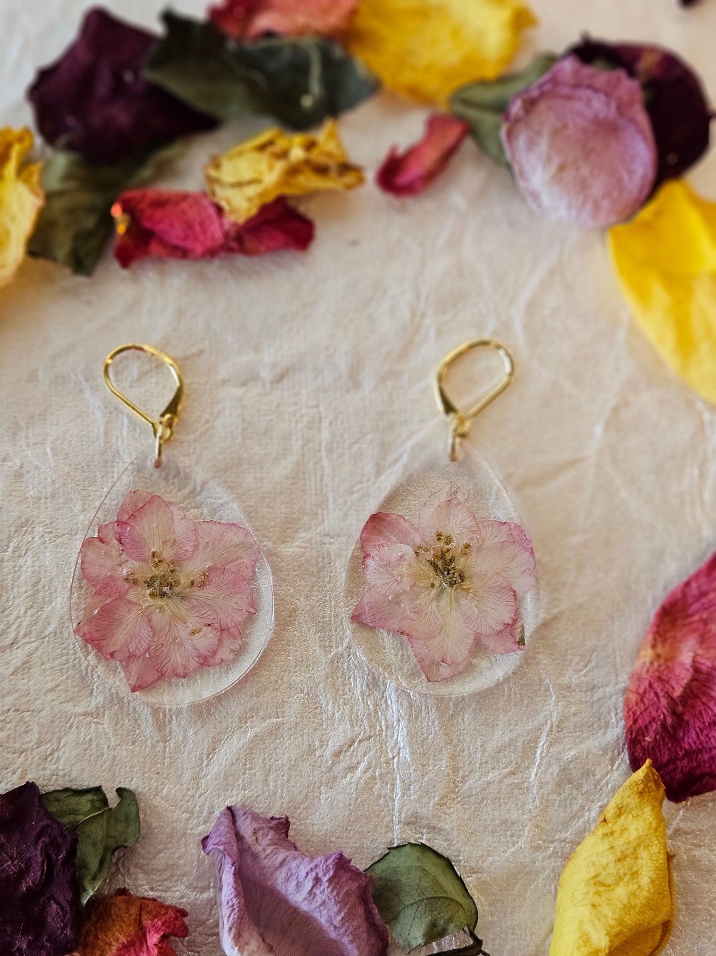 Pressed Flower Earrings - 19